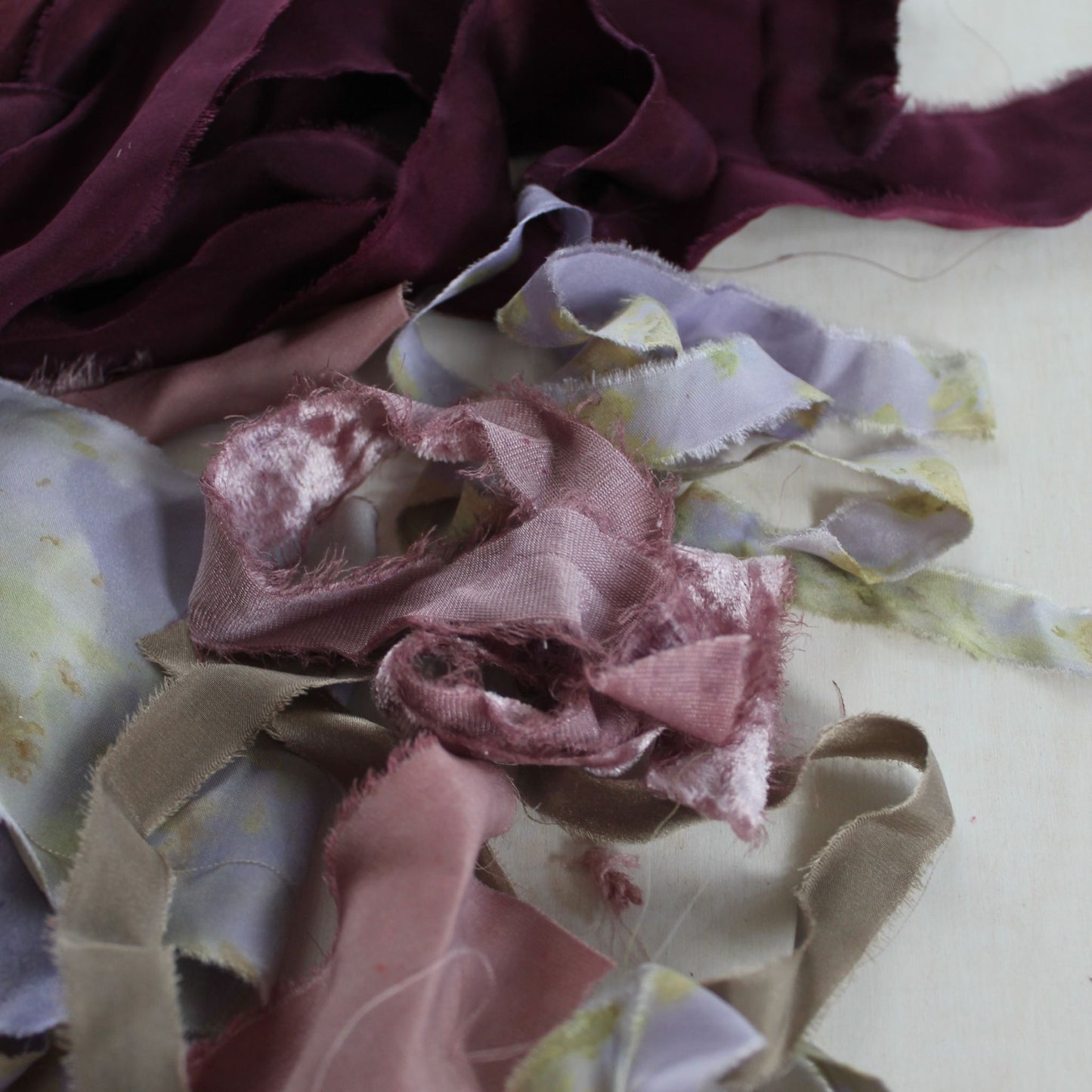 PURPLE Silk Ribbon - Seconds bundle