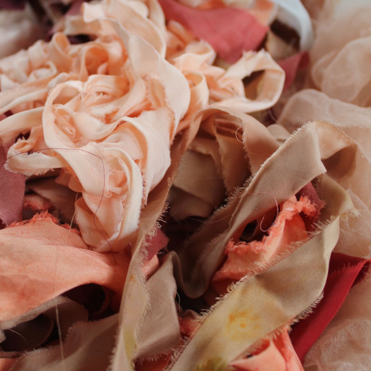 RED and PINK Silk Ribbon - Seconds bundle