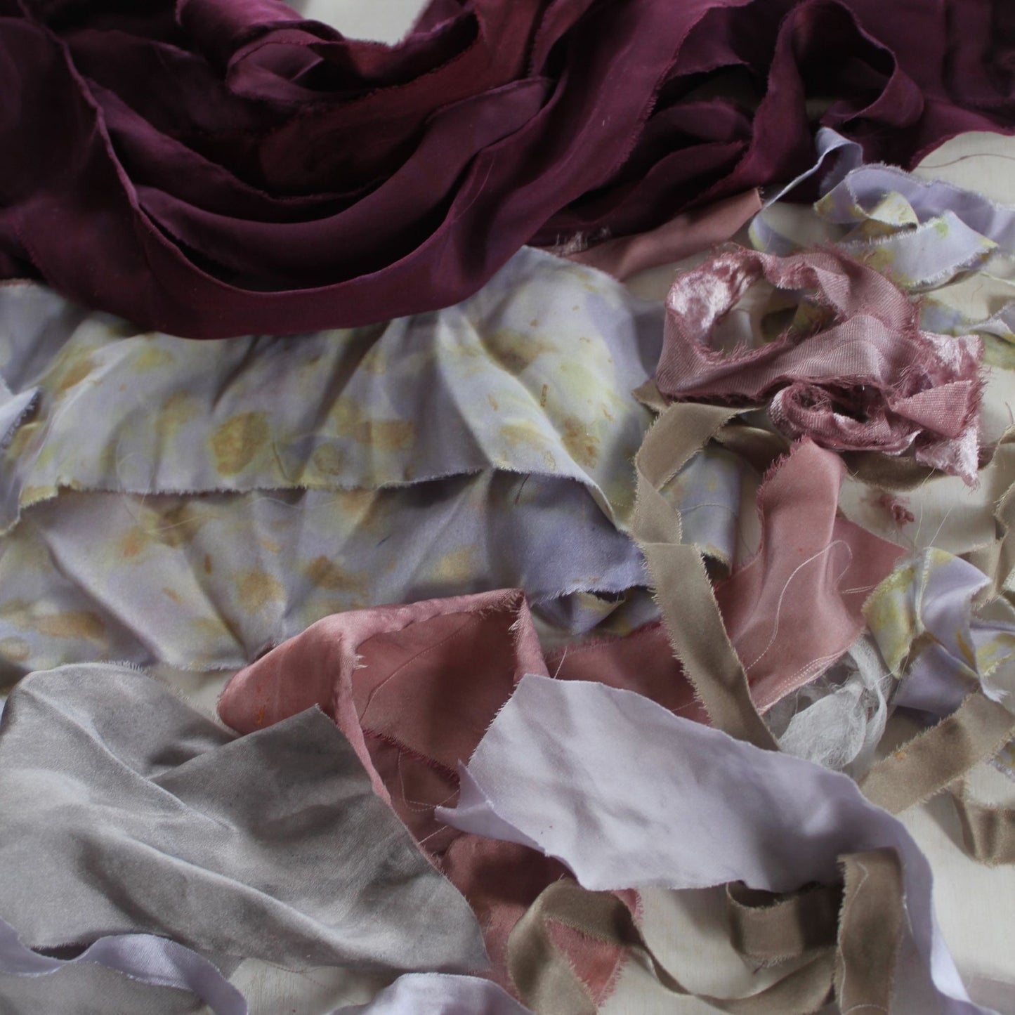 PURPLE Silk Ribbon - Seconds bundle