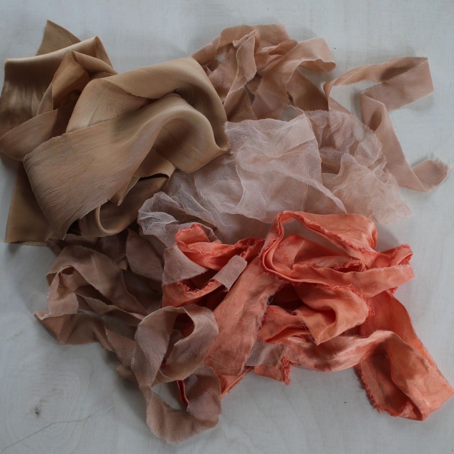 RED and PINK Silk Ribbon - Seconds bundle