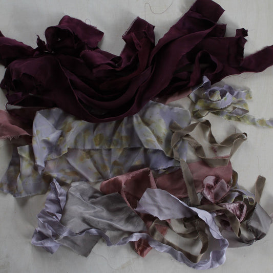 PURPLE Silk Ribbon - Seconds bundle