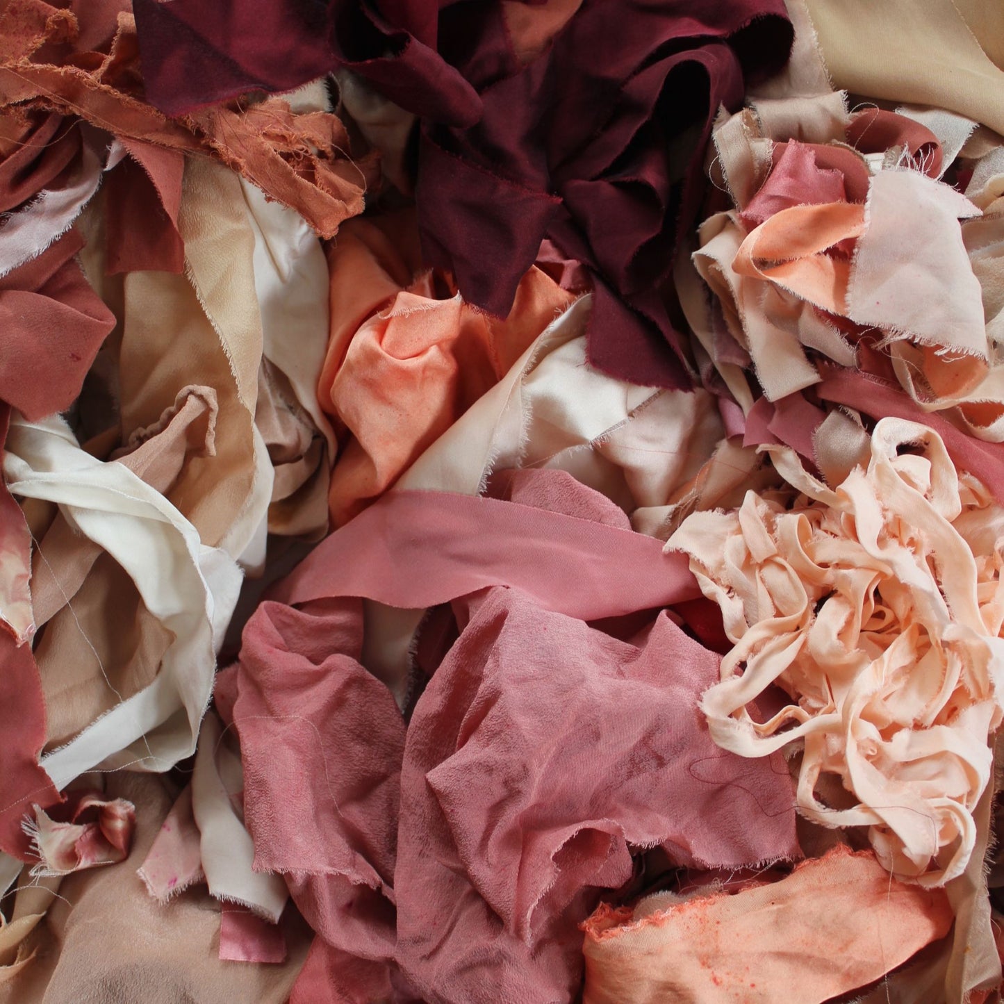 RED and PINK Silk Ribbon - Seconds bundle