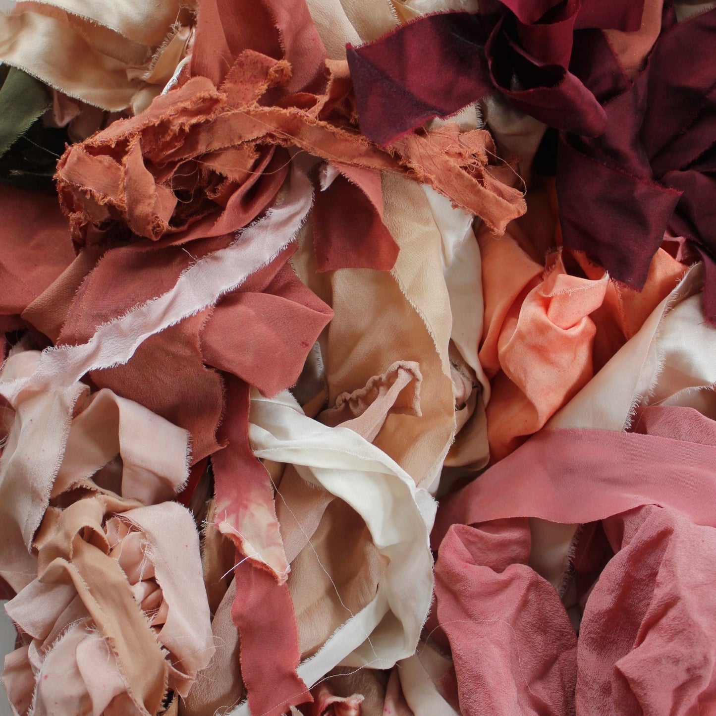 RED and PINK Silk Ribbon - Seconds bundle