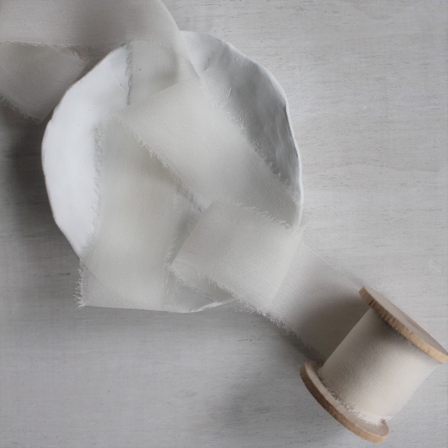 Soft flowing white ribbon ideal for bouquets and gifts