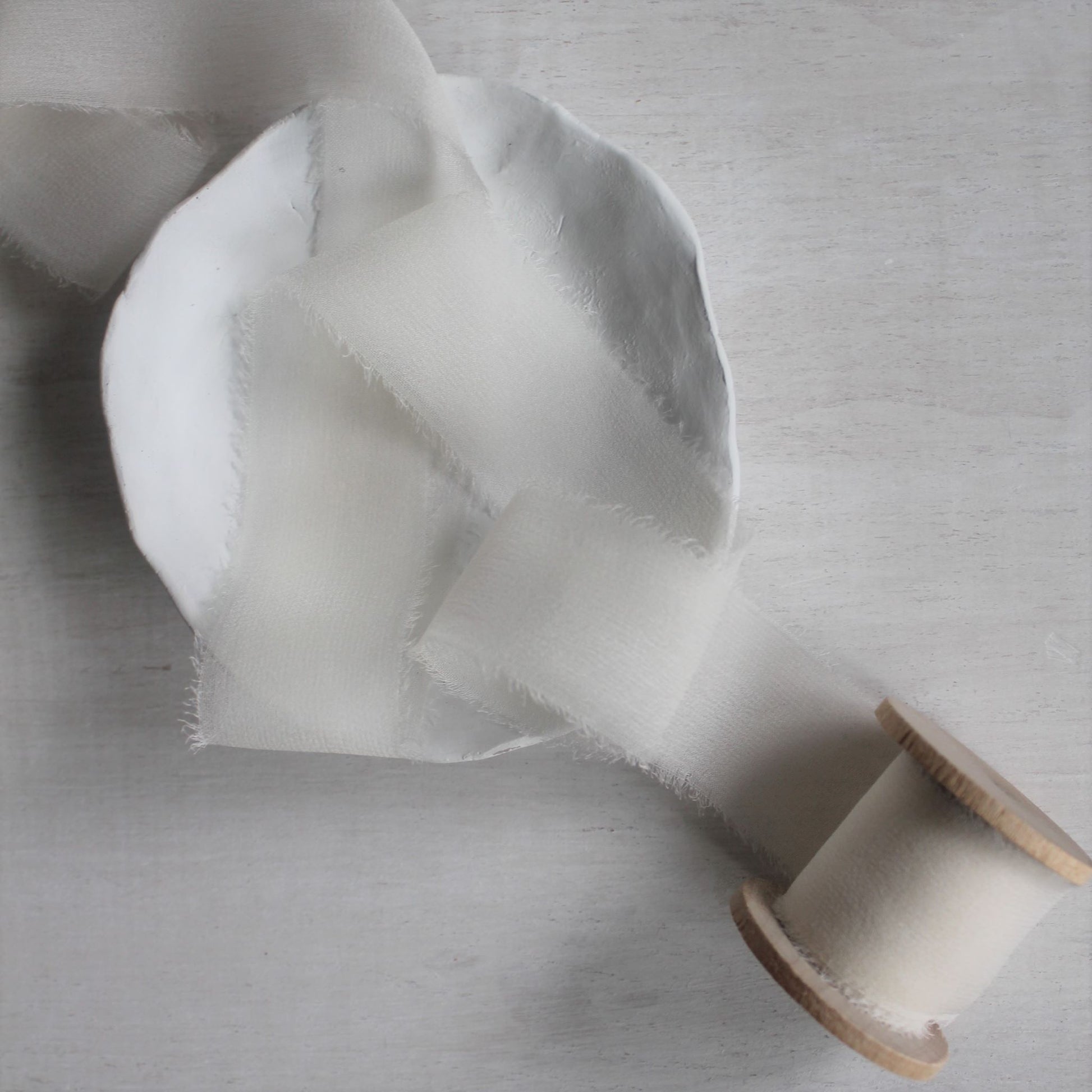 Soft flowing white ribbon ideal for bouquets and gifts
