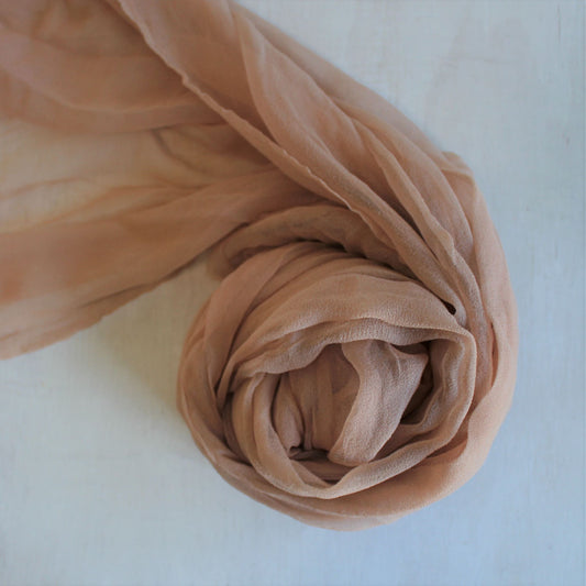 NUDE Silk Chiffon Table Runner - 5 yards