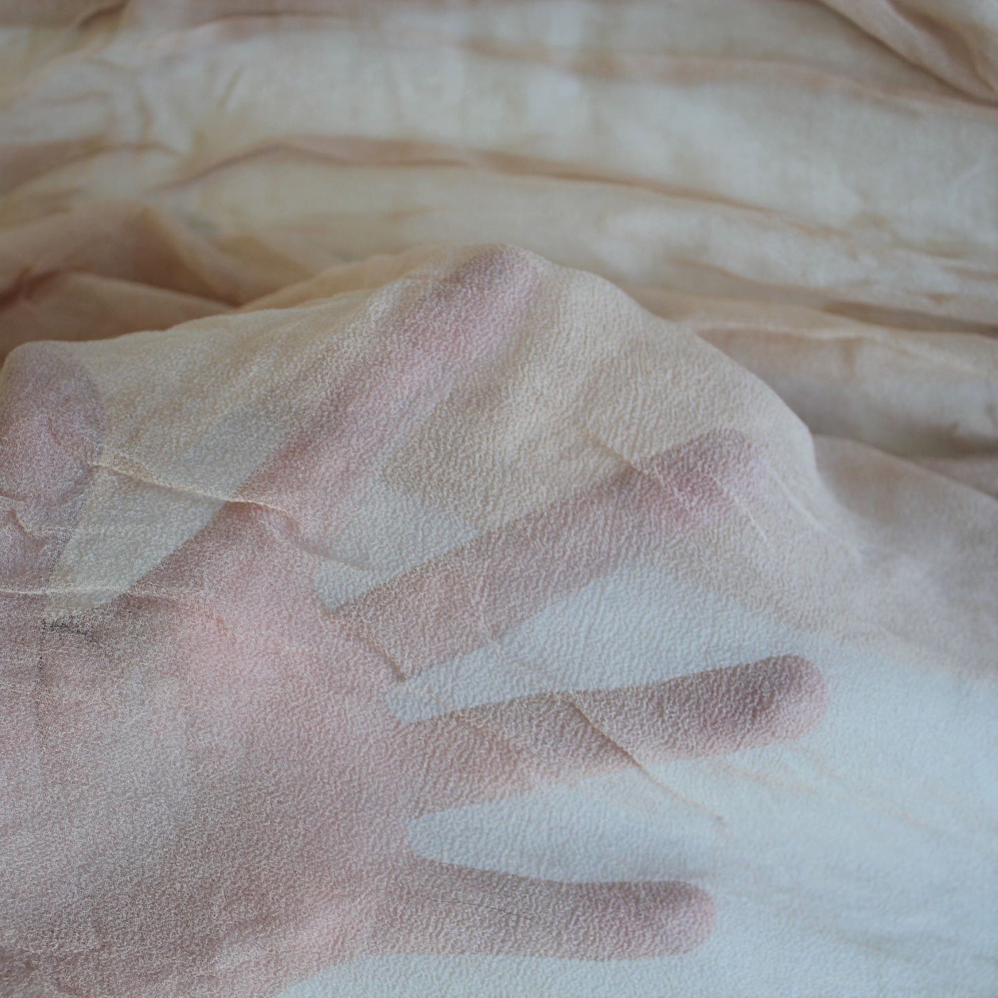 NUDE Silk Chiffon Table Runner - 5 yards