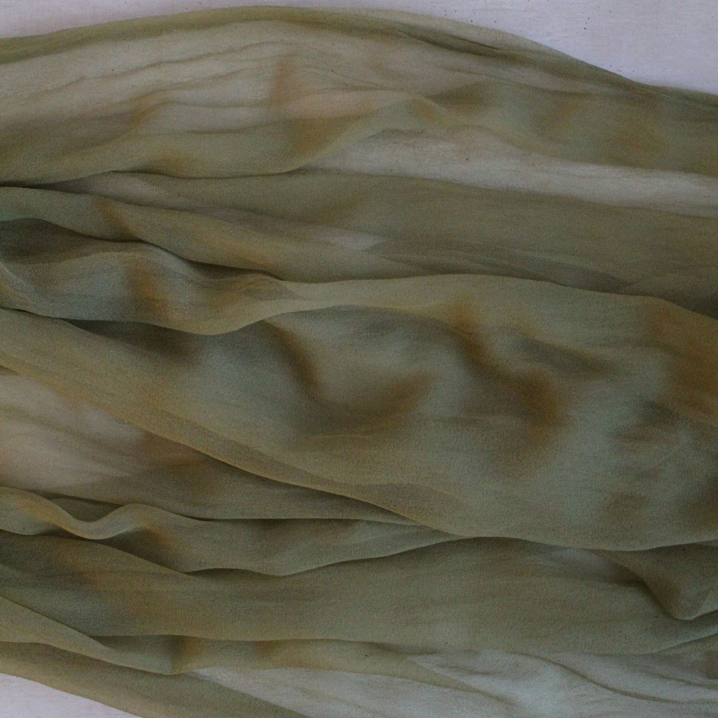 OLIVE Silk Chiffon Table Runner - 3 yards