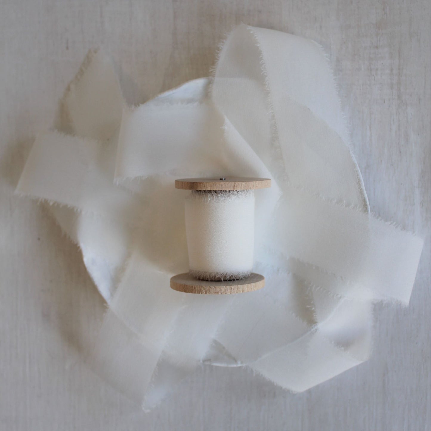Romantic white silk chiffon for fine art weddings