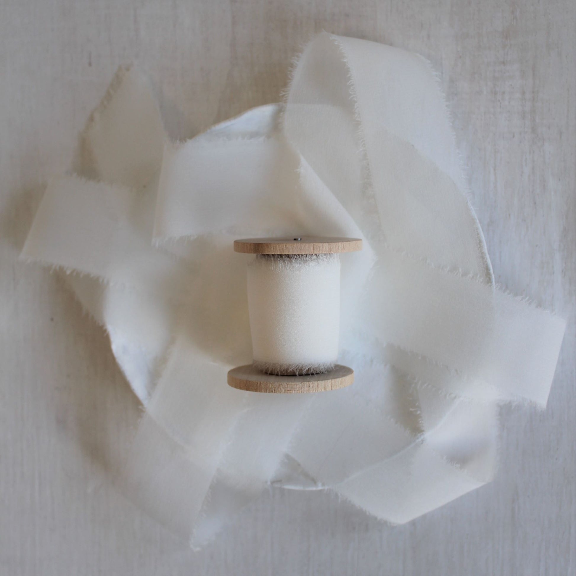 Romantic white silk chiffon for fine art weddings